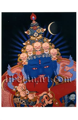 Face Of Heruka Chakrasamvara