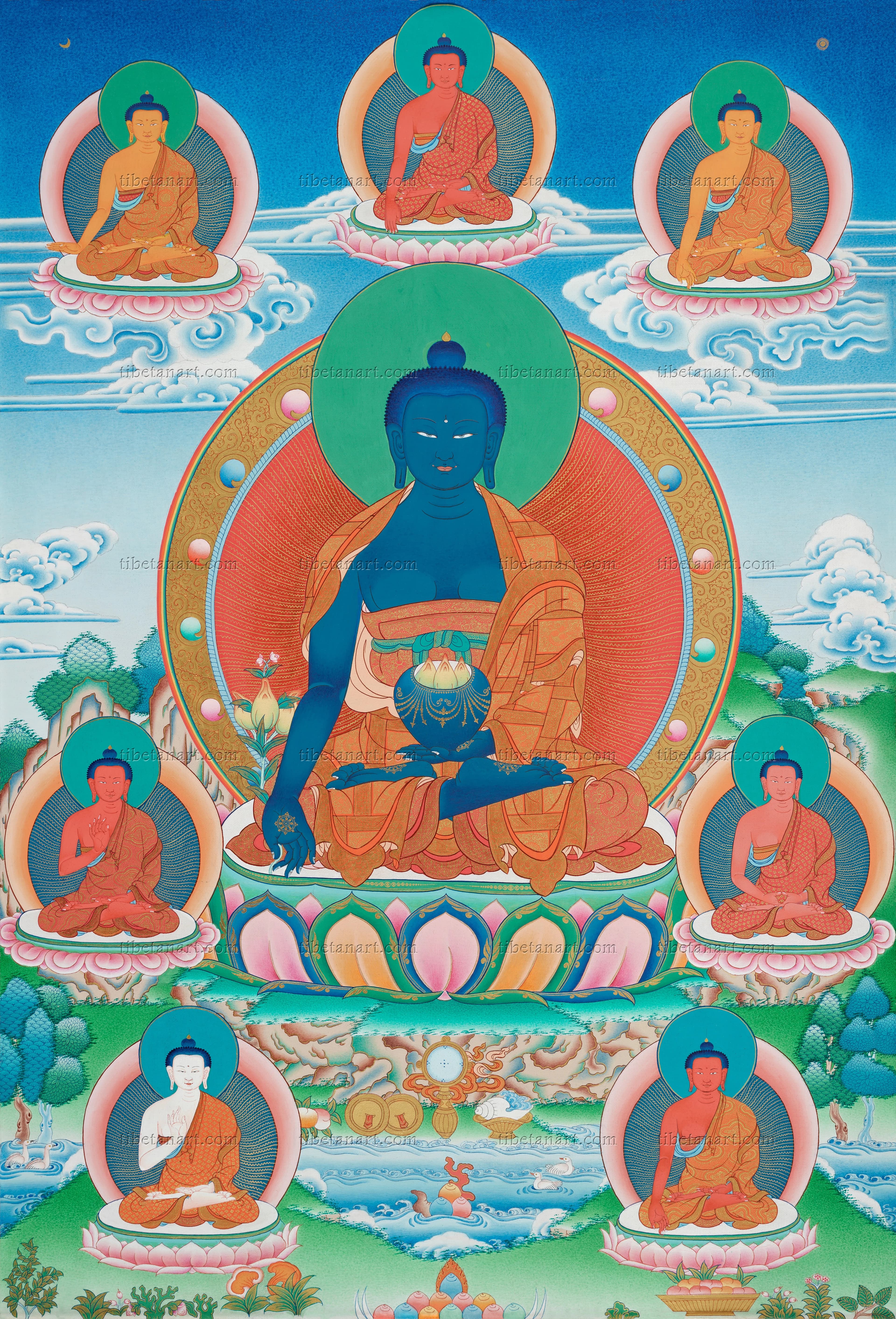 Eight Medicine Buddhas