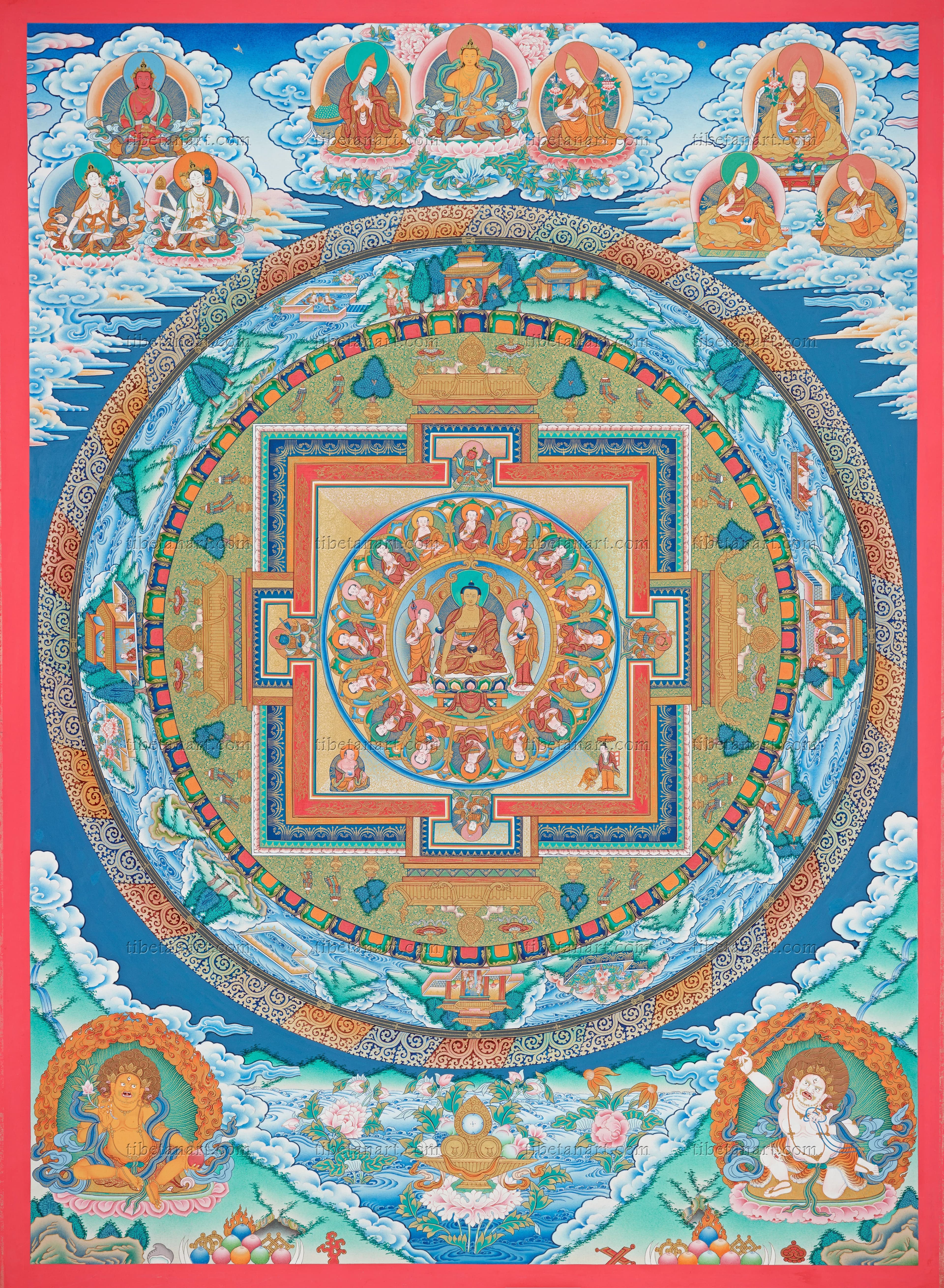 Sixteen Arhat Mandala