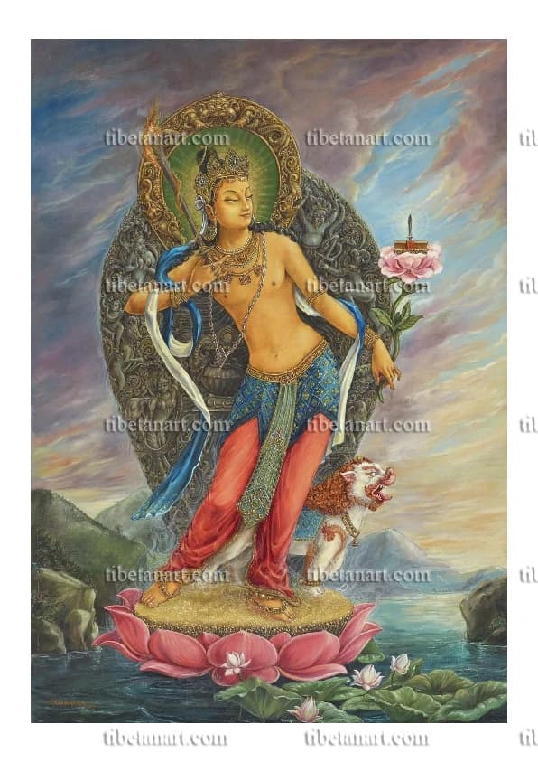 Standing Manjushri