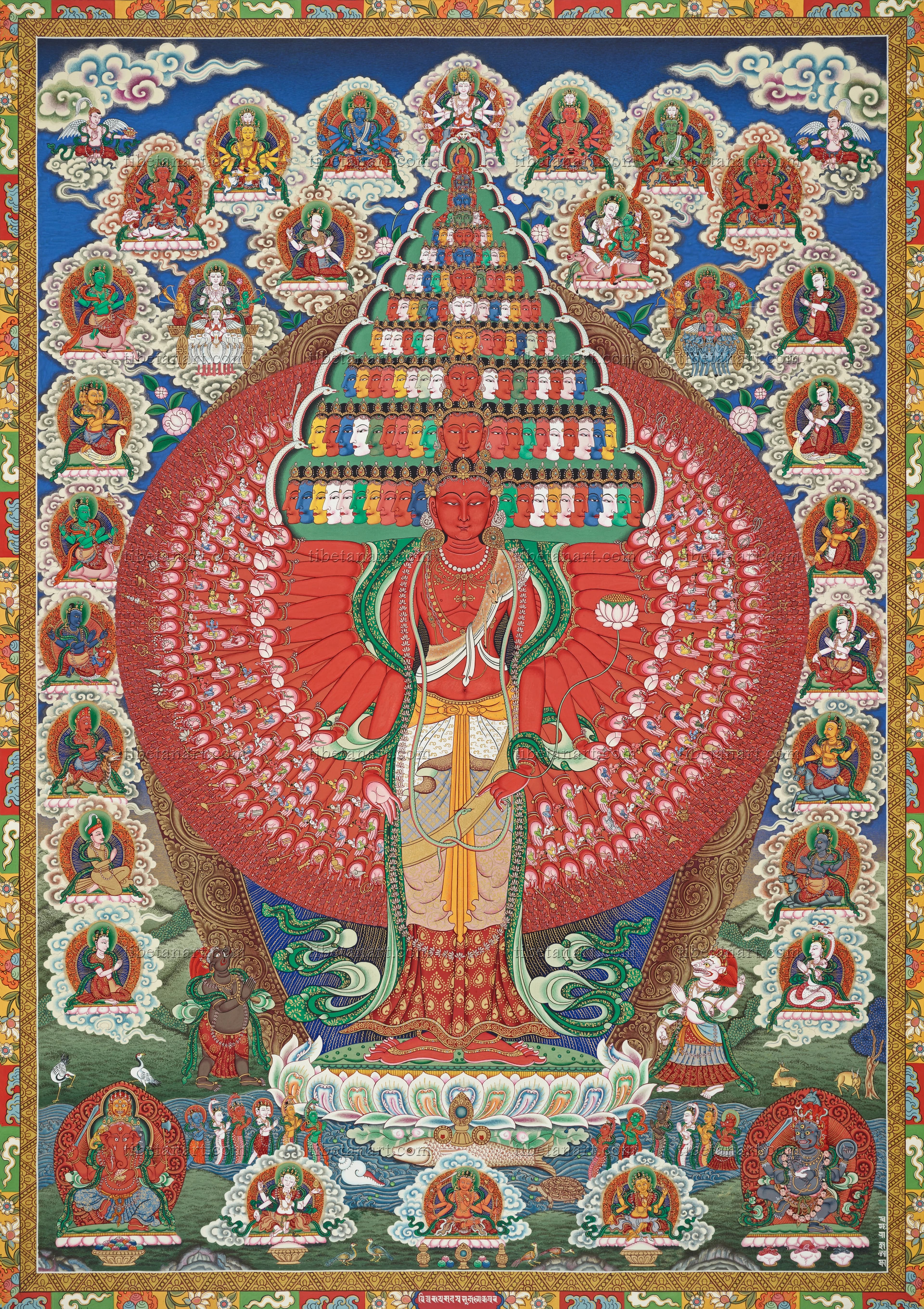 1000-armed Sristhikanta Lokeshvara