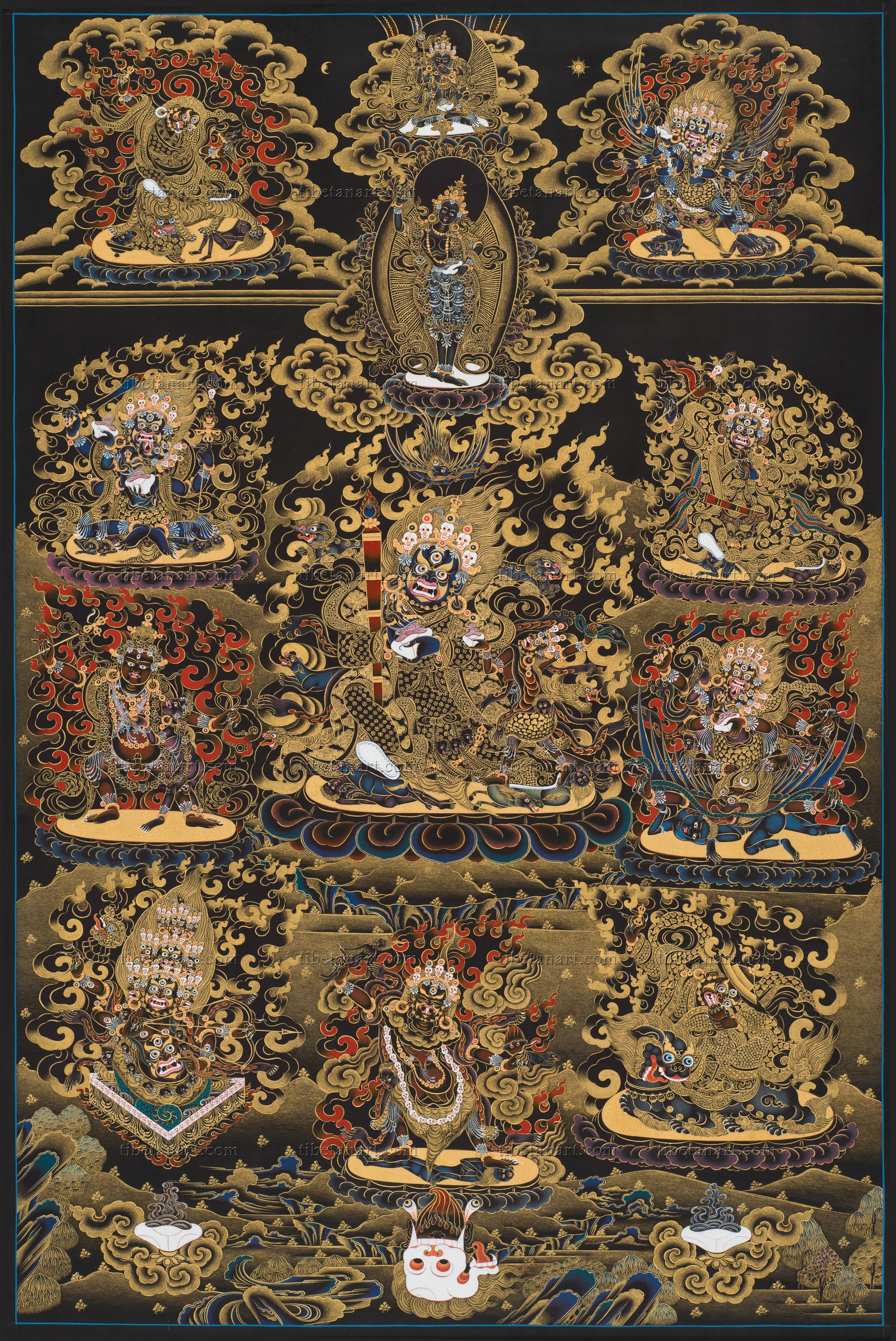 Nyingma Protectors and Yidam Deities (Dudjom Tersar)