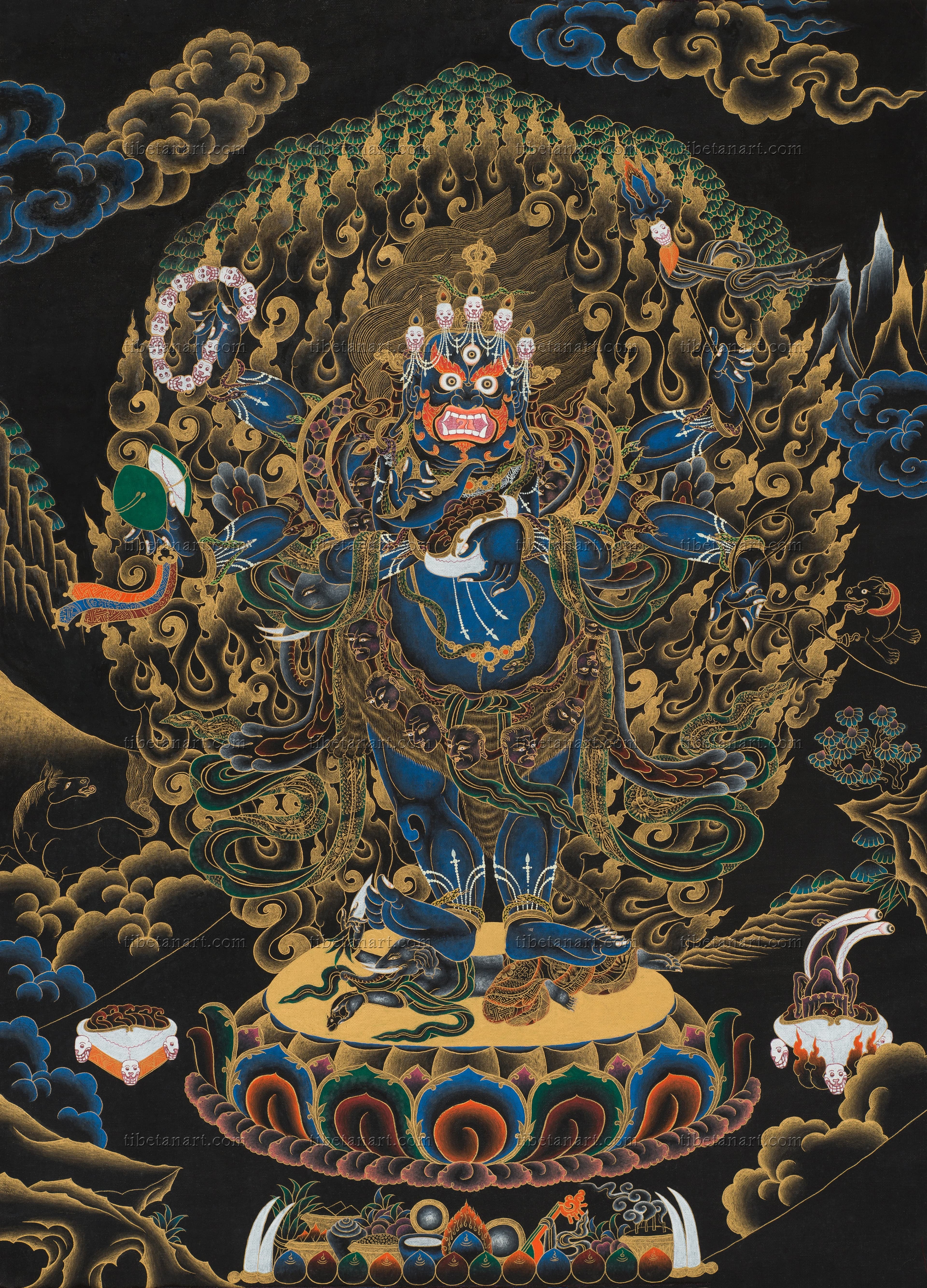 Six-armed Mahakala