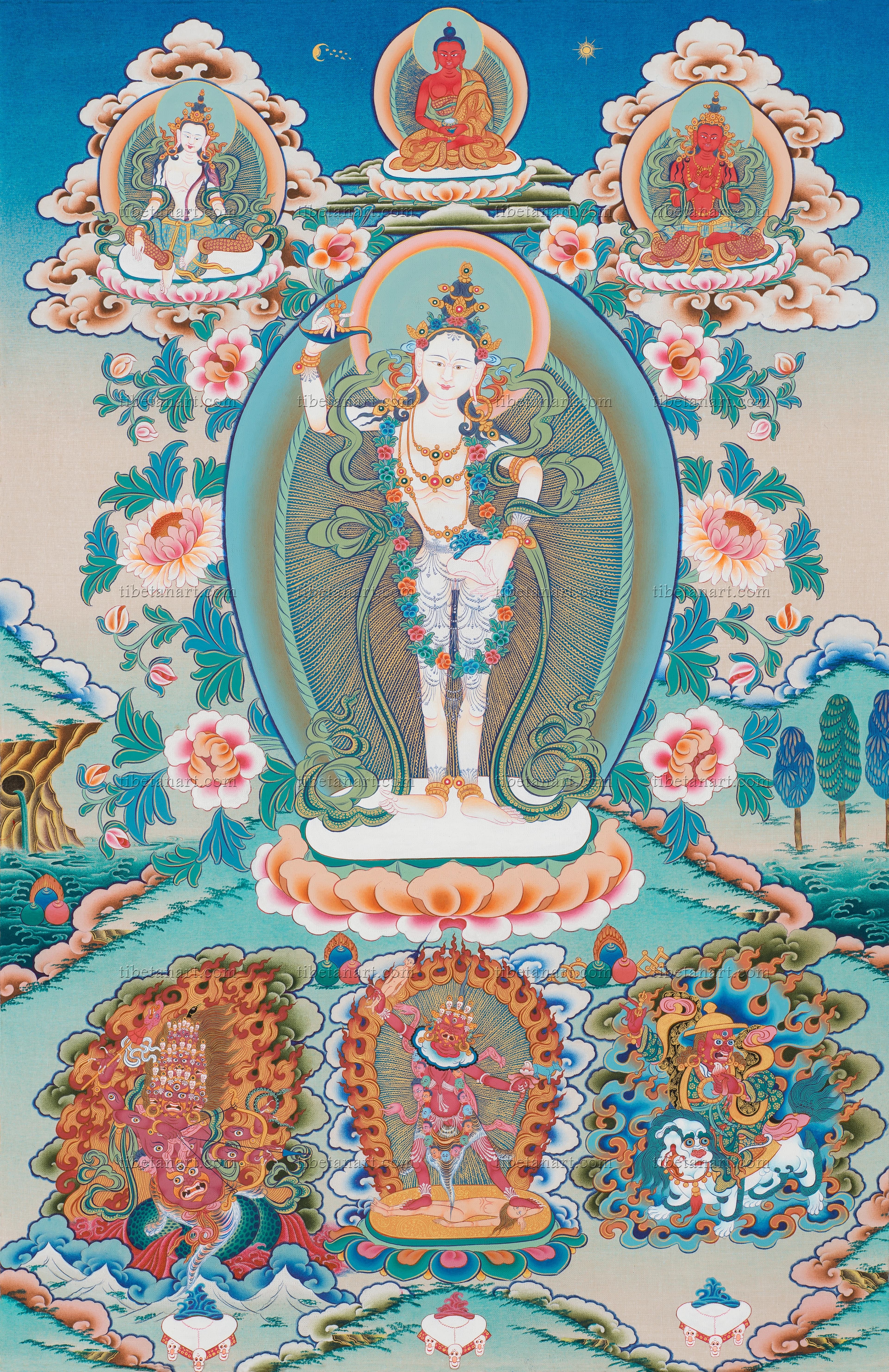 Yeshe Tsogyal and Dzogchen Protectors