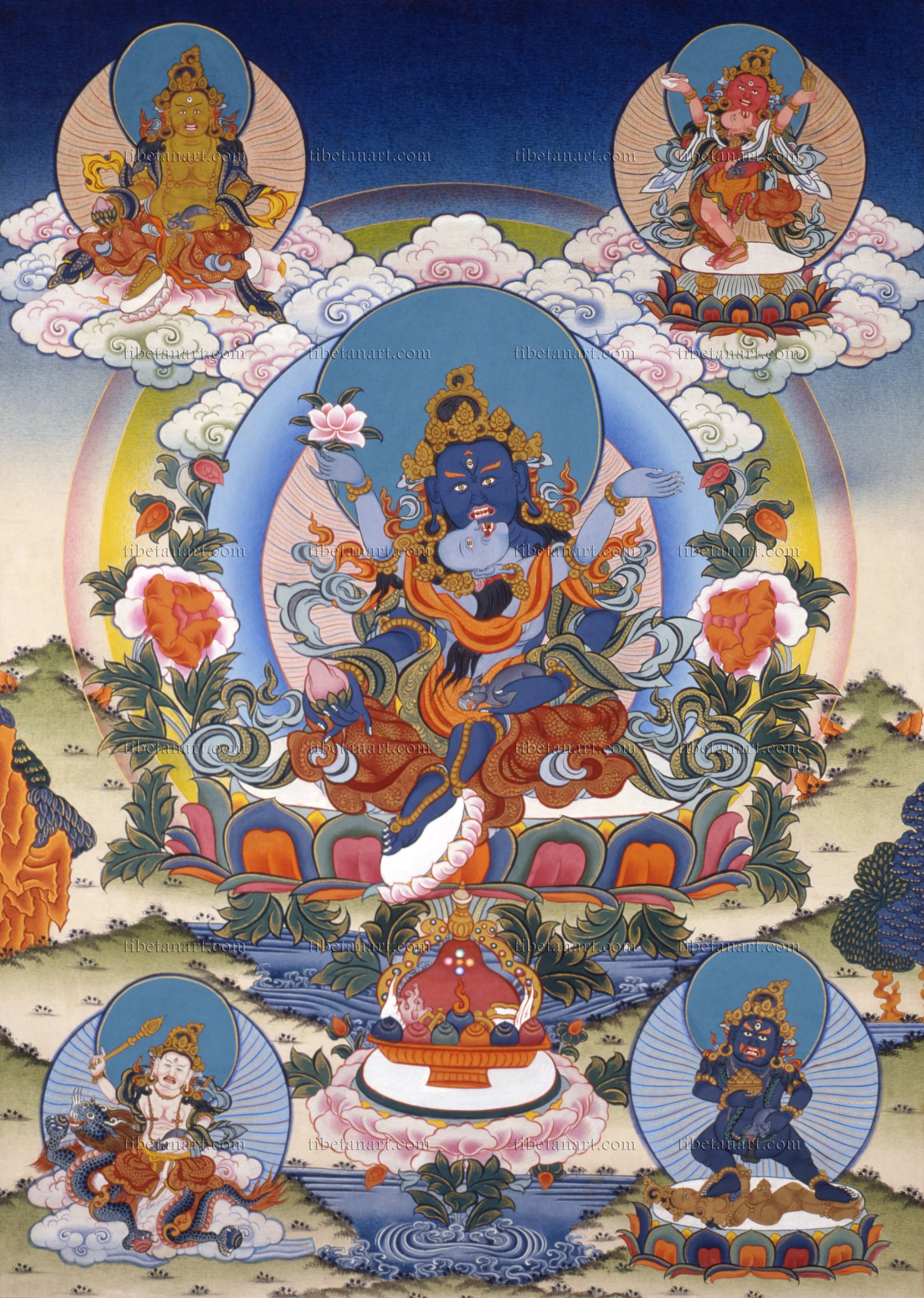 Five forms of Jambhala