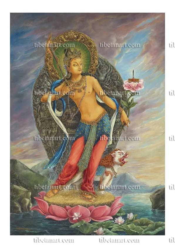 Standing Manjushri