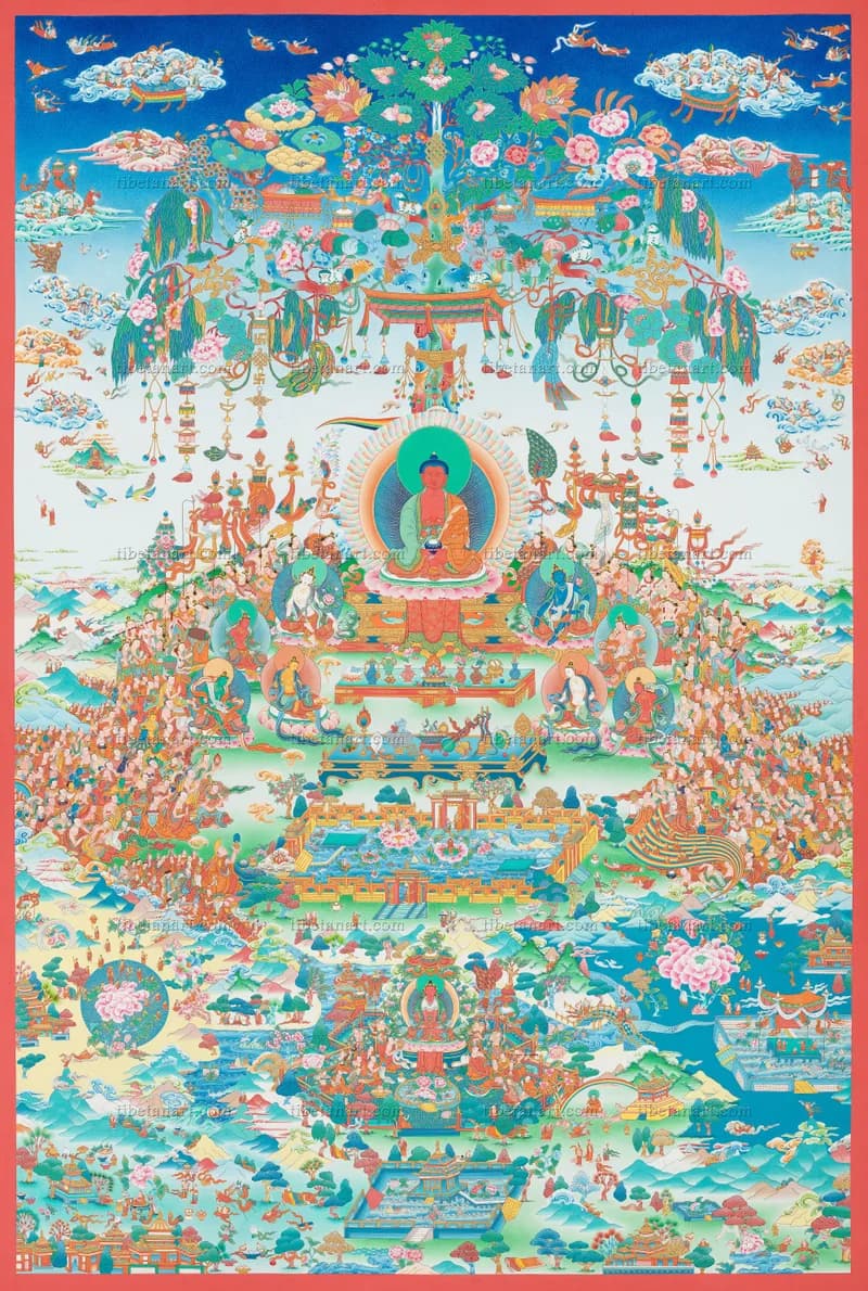 Amitabha in Sukhavati
