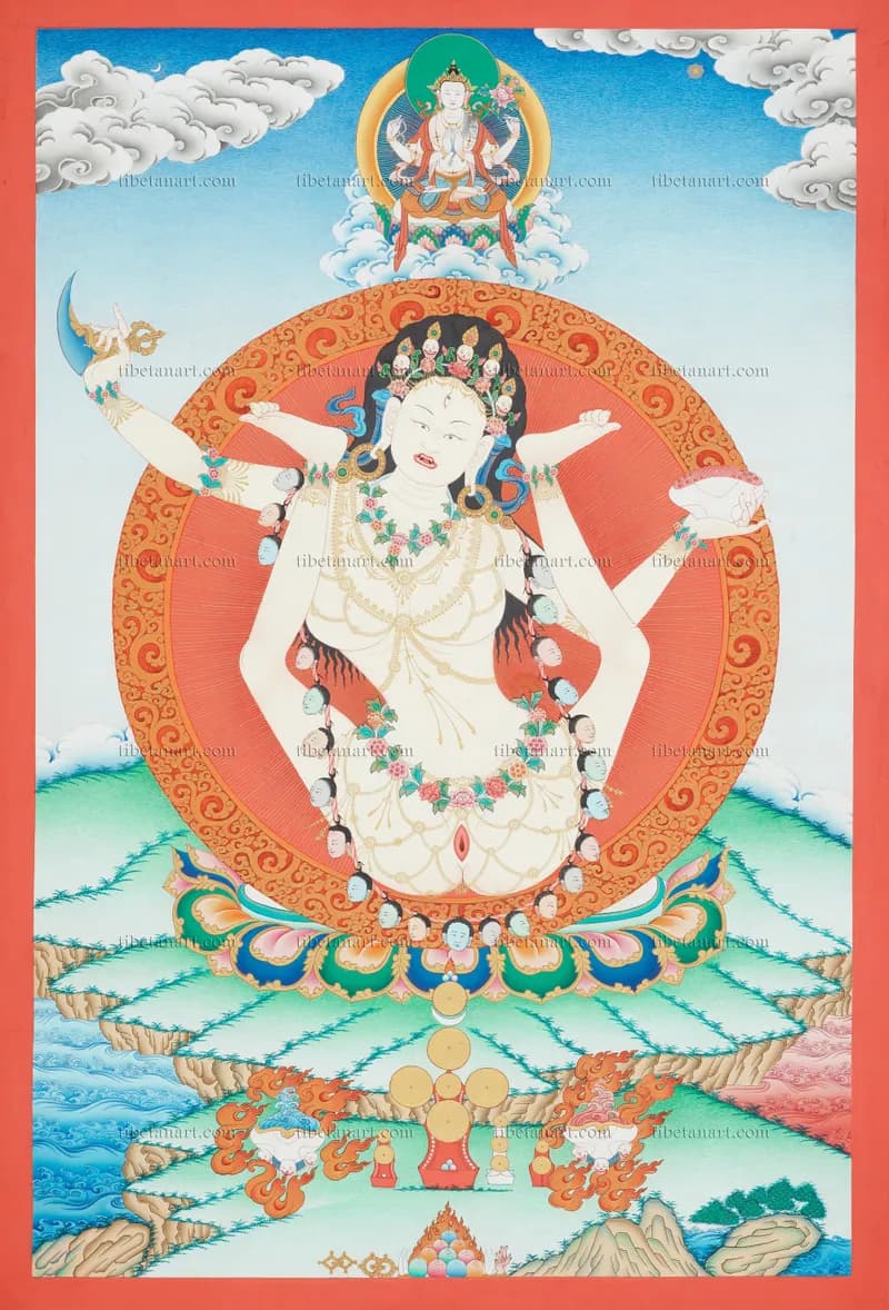 White Khechari (Sukhasiddhi Yogini)