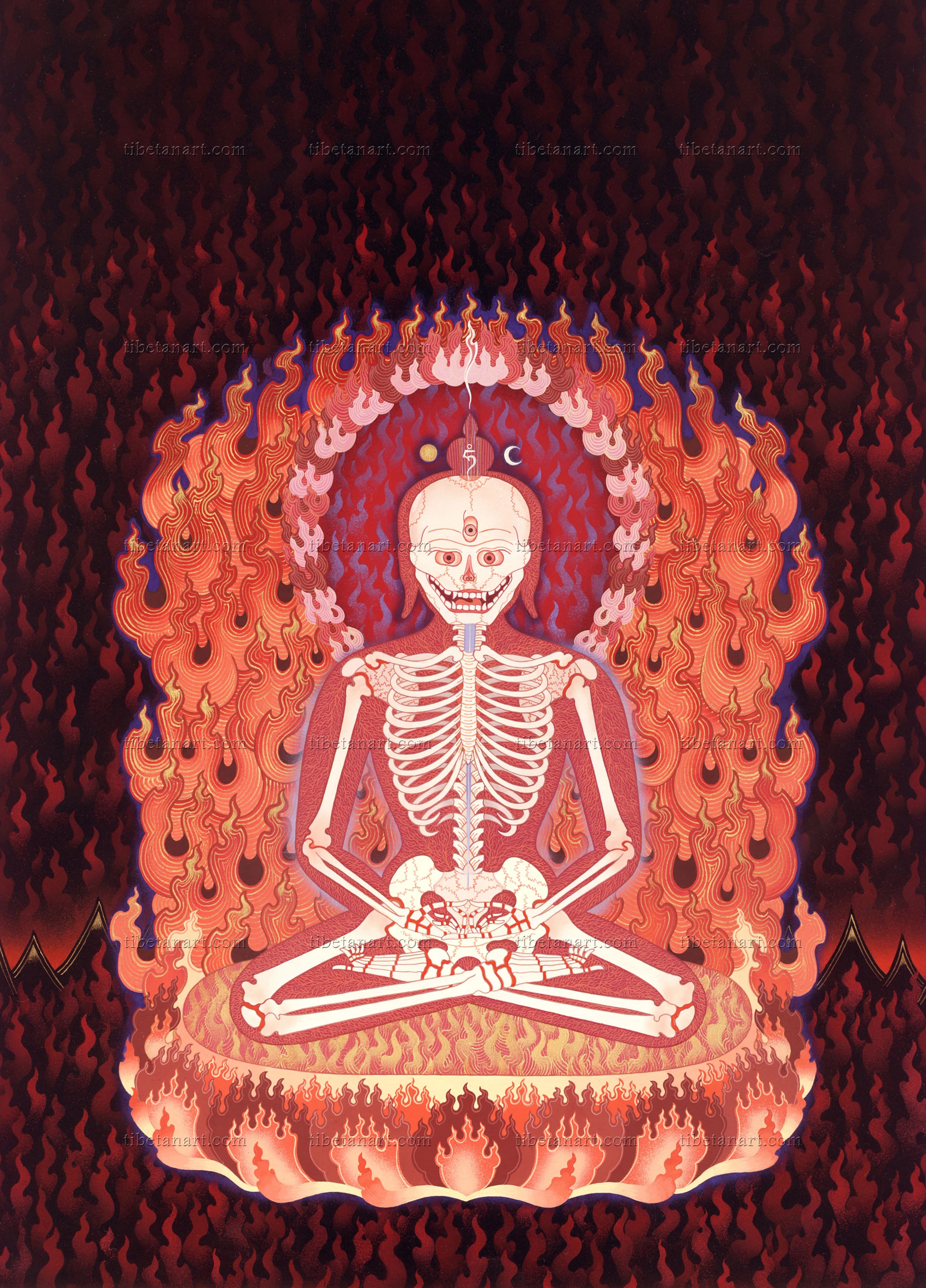 Blazing Skeleton