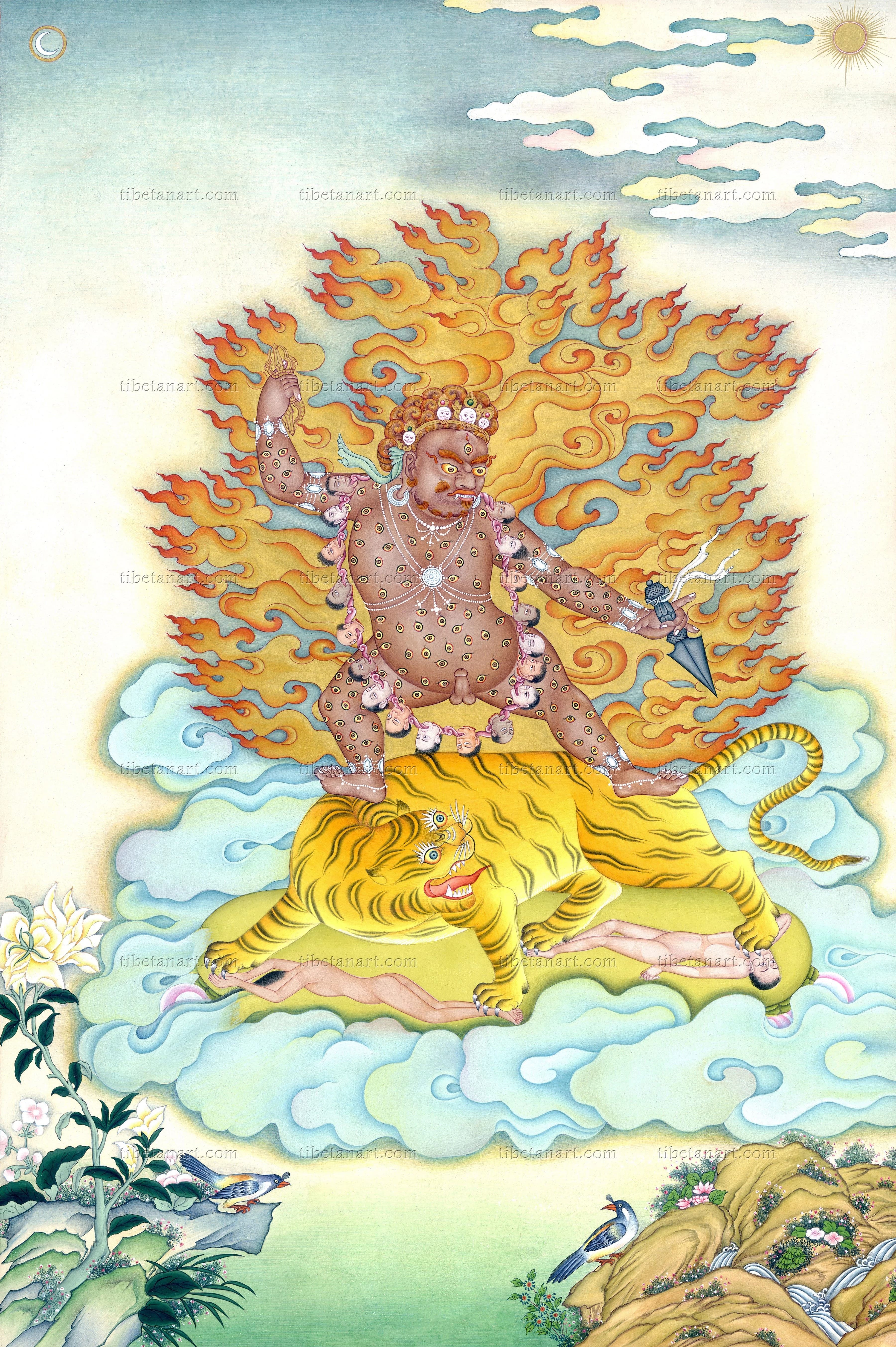 Dorje Drolo with Multiple Eyes